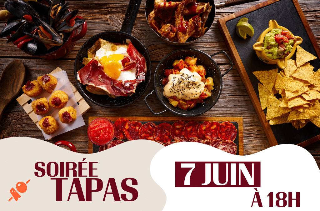 7 juin – 18h Soirée tapas à Thionville