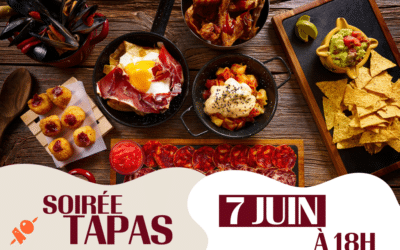 7 juin – 18h Soirée tapas à Thionville