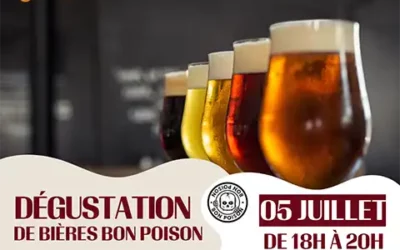 5 juillet : Dégustation de bières Bon Poison !