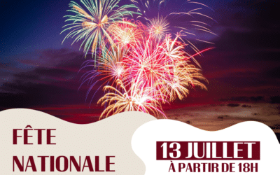 13 juillet : Célébrons la Fête nationale !