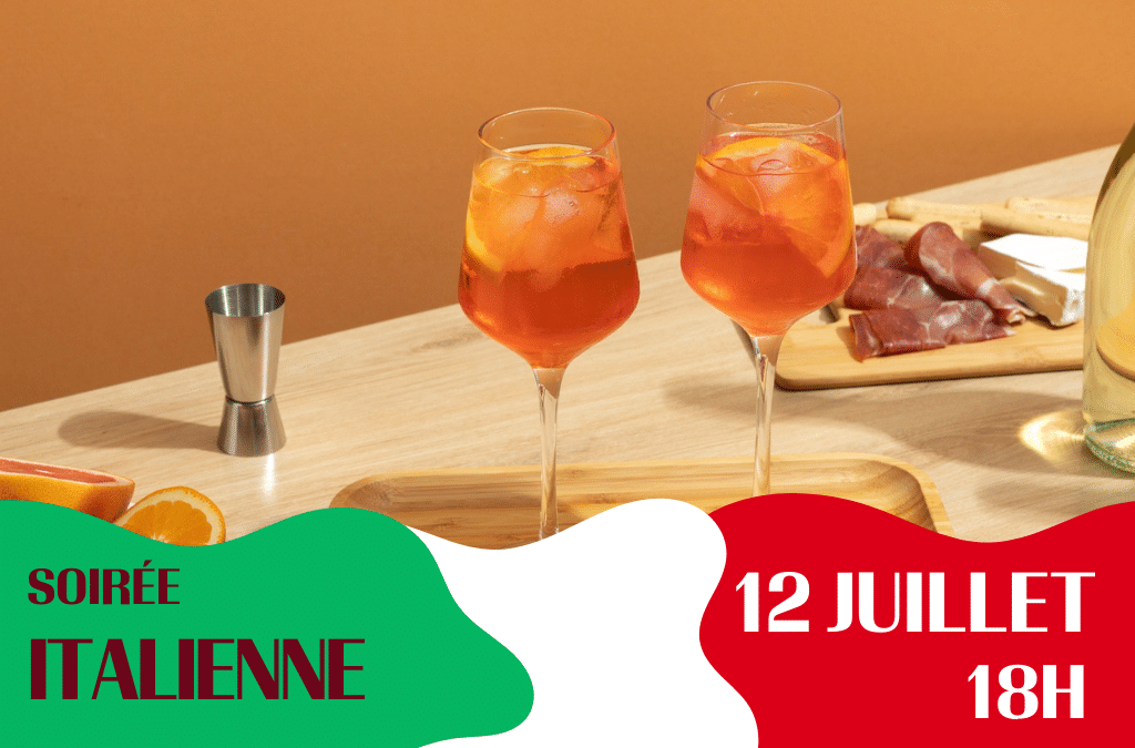 12 juillet – Soirée italienne aux Beaux Jours