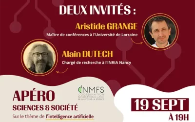 19 septembre : Apéro Sciences & Société