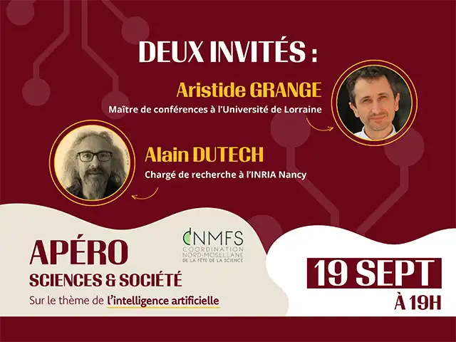 19 septembre : Apéro Sciences & Société