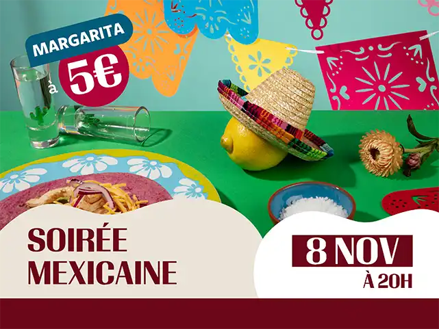 Soirée mexicaine aux Beaux Jours à Thionville le 8 novembre