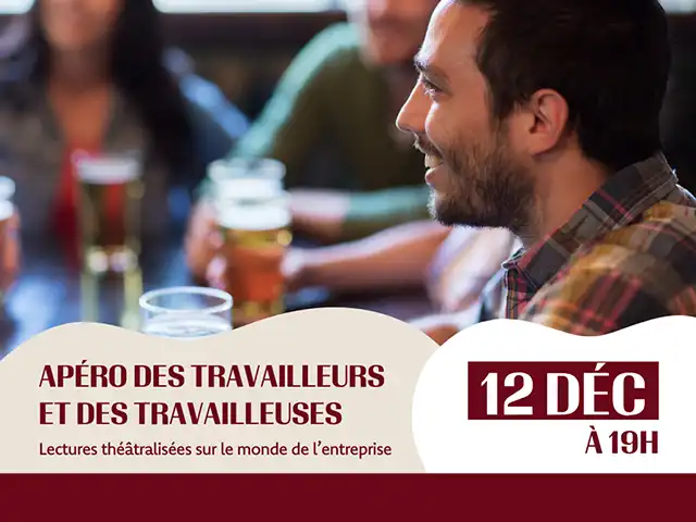 12 décembre : Apéro des travailleurs et travailleuses