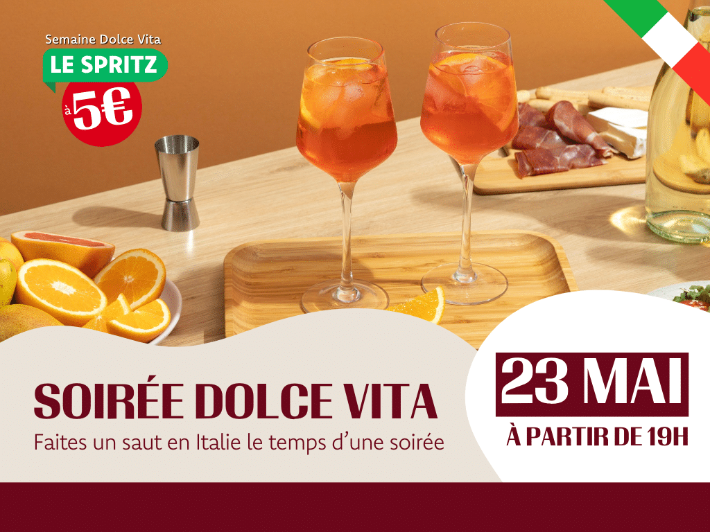 Soirée Dolce Vita aux Beaux Jours le 23 mai à Thionville
