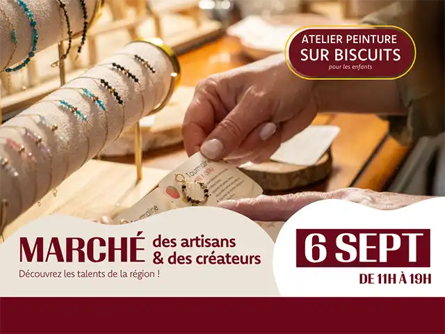 6 septembre : Marché des artisans