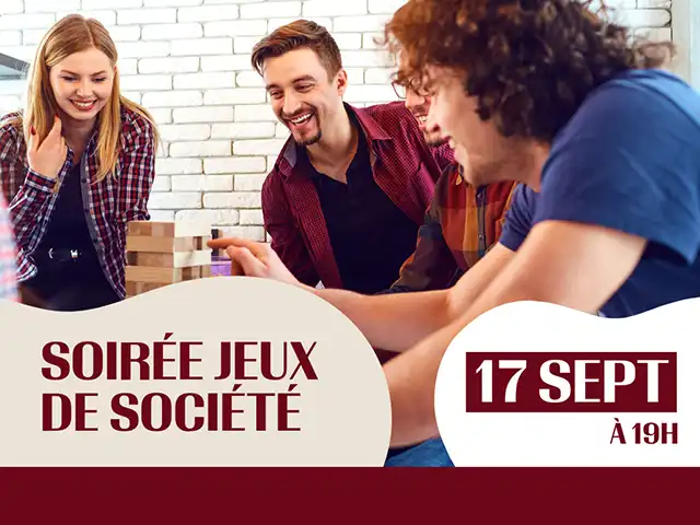 17 septembre : Soirée jeux de société à Thionville