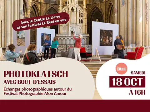 Photoklatsch organisé le 18 octobre aux bar Les Beaux Jours de Thionville.