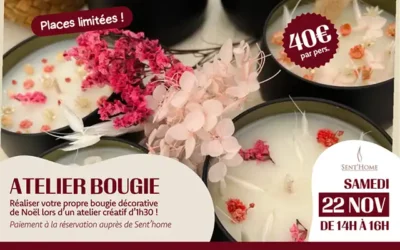22 novembre : Atelier Bougie à Thionville