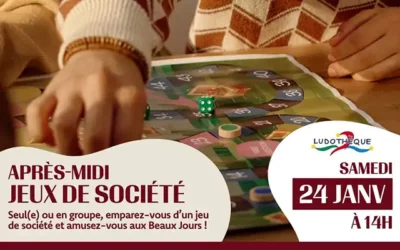 24 janvier : Après-midi jeux de société à Thionville