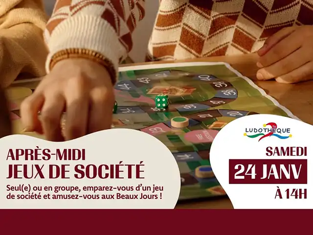 24-janvier-après-midi-jeux-de-société-les-beaux-jours-thionville Un après-midi jeux de société est organisé au bar Les Beaux Jours de Thionville le samedi 24 janvier dès 14h