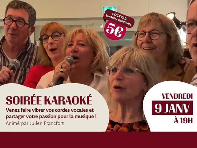 9-janvier-soirée-karaoké-les-beaux-jours-thionville Une soirée karaoké est organisée aux Beaux Jours le vendredi 9 janvier, elle sera animée par Julien Francfort