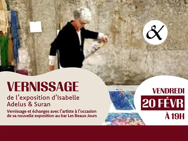 20-février-vernissage-exposition-Isabelle-Adelus-Suran-Les-Beaux-Jours-Thionville Découvrez le travail de l'artiste Isabelle Adelus & Suran lors du vernissage de sa nouvelle exposition aux beaux Jours de Thionville