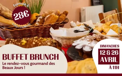 12 et 26 avril : Buffet brunch