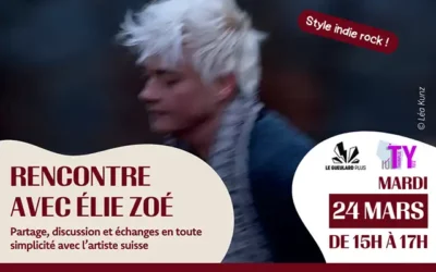 24 mars : Rencontre avec Elie Zoé