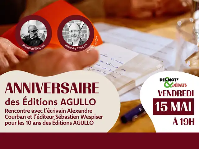 15-mai-soirée-anniversaire-Édition-Agullo-Les-Beaux-Jours-Thionville 15 mai, soirée anniversaire des Éditions Agullo aux Beaux Jours