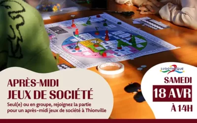 18 avril : Après-midi jeux de société