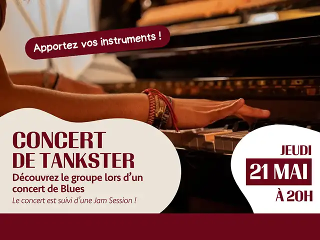 21-mai-concert-tankster-jam-session-les-beaux-jours-thionville 21 mai, concert de Tankster suivi d'une jam session