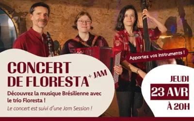 23 avril : Concert de Floresta et jam