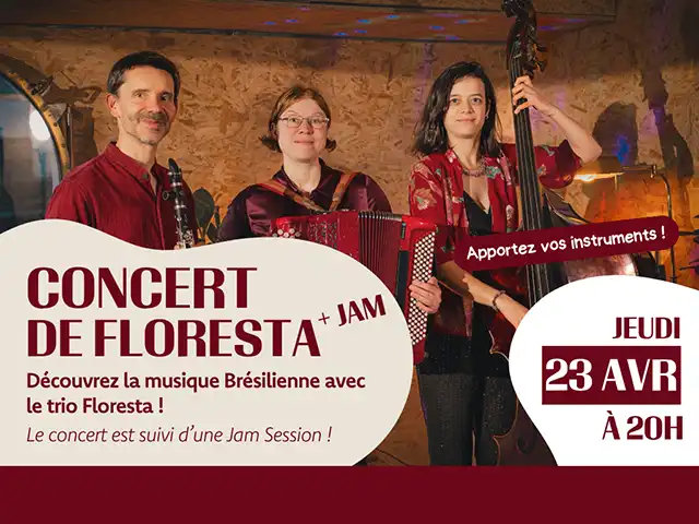 23-avril-concert-floresta-jam-les-beaux-jours-thionville Concert de Floresta et jam session aux Beaux Jours le 23 avril