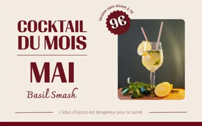 Cocktail du mois de mai Les Beaux Jours Thionville