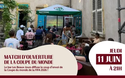 11 juin : Match d’ouverture de la coupe du monde