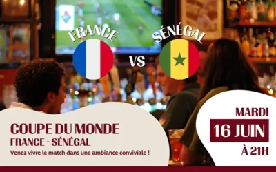16 juin : Coupe du monde France – Sénégal