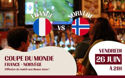 26 juin : Coupe du monde, match France – Norvège
