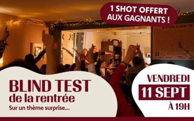 11 septembre : Blind test de la rentrée !