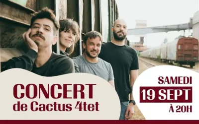 19 septembre : Concert Cactus 4tet