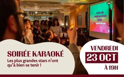23 octobre : Soirée karaoké