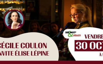 30 octobre : Cécile Coulon invite Élise Lépine