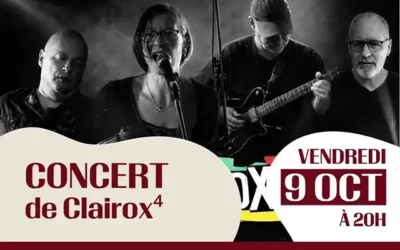 9 octobre : Concert Clairox⁴